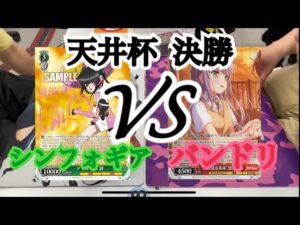 【天井杯 決勝】シンフォギアVSバンドリ【ヴァイスシュヴァルツ】