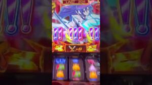 【パチスロ シンフォギア 勇気の歌】エクスドライブ翼の攻撃#Shorts
