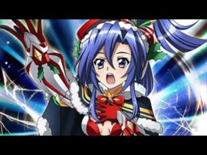 【シンフォギアXD】【クリスマス型ギア】風鳴 翼[another]　滑刃雷破【天羽々斬】【並行世界】【技集】