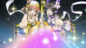 【シンフォギアXD】【 サマーバケーション型ギア】立花 響 x 小日向 未来　我流・旺夏氷虹砲 【ガングニール】【技集】