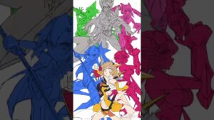 シンフォギア装者6人描いてみた【イラストメイキング】