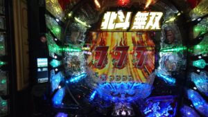 シンフォギア3で勝てないから北斗無双1500オーバーハマりを打ったらお小遣いになった。投資2k