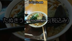 [山田うどん食堂]#山田うどん #たぬき #戦姫絶唱シンフォギア2 #カレー #カレーライス #うどん